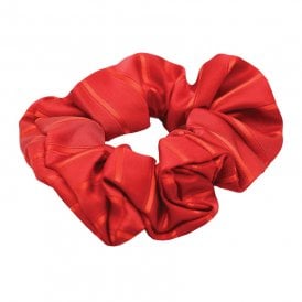 Equetech Luxury Red Show Hair Scrunchie - Red