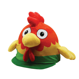 Equetech Rocky Rooster Horse Riding Childrens Hat Silk - Yellow