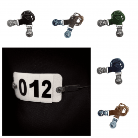 Equetech Showing Number Clips - One Size