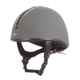 Evoke Orion Jockey Skull Riding Helmet - Slate Black Gunmetal