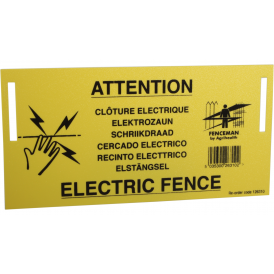 Fenceman Electric Fence Warning Sign