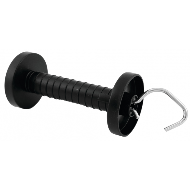 Fenceman  Gate Handle With Hook - Black