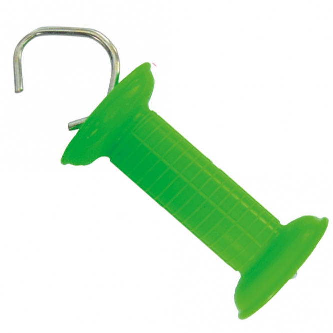 Fenceman  Gate Handle With Hook - Lime Green