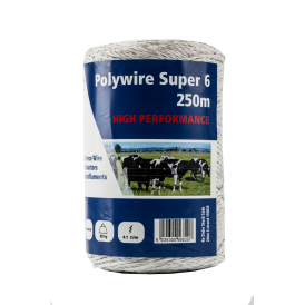 Fenceman Polyrope Electric Fence Wire Super 6 250m