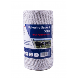 Fenceman Polywire Electric Fence Wire Super 6 500m