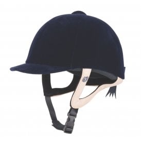 Gatehouse Jeunesse Velvet Riding Hat - Navy Blue