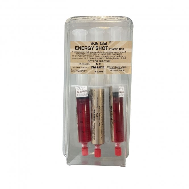 Gold Label  Energy Shot - 3 x 20ml Syringe
