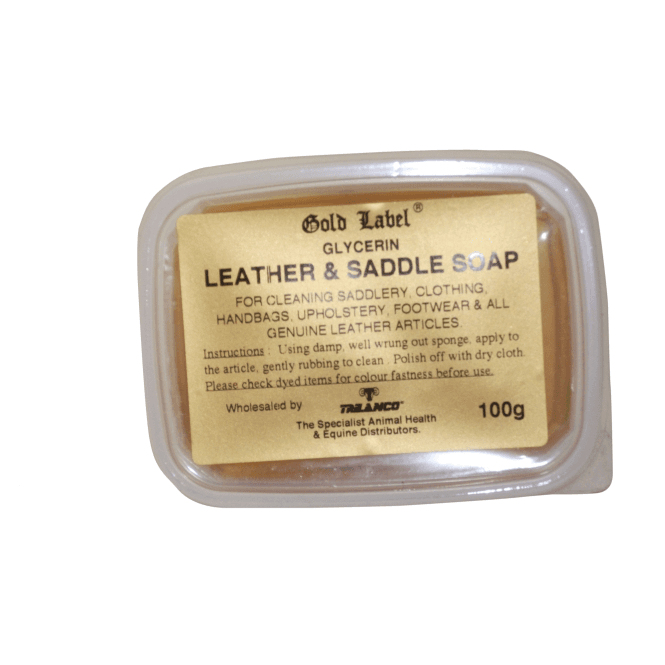 Gold Label  - Glycerin Leather & Saddle Soap 100g