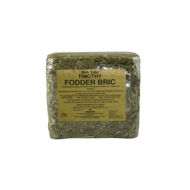 Gold Label  Timothy Fodder Bric - 1 Kg