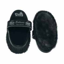 Haas Diva Exklusiv Horse Brush - Black