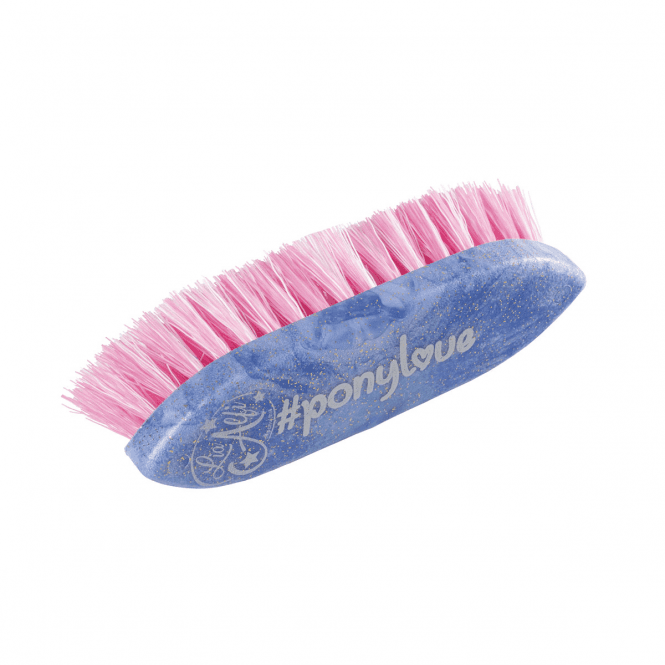 Haas  Ponylove Mane Brush 3cm Bristles - Blue Glitter