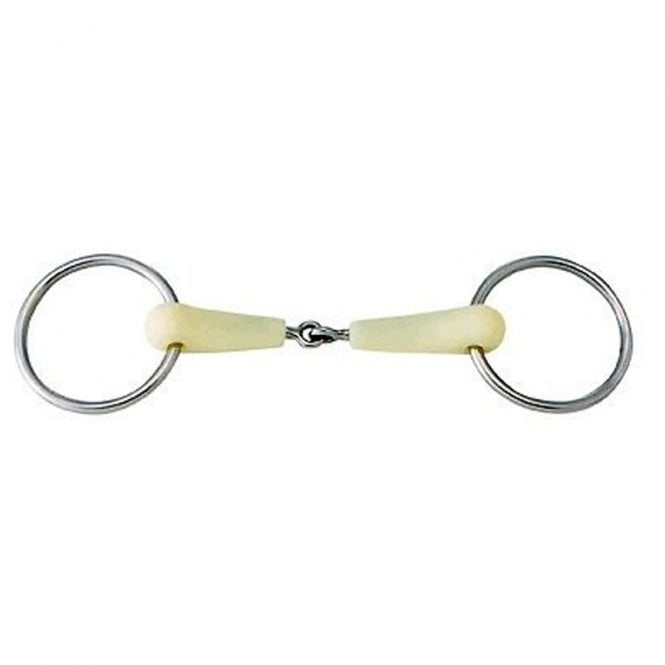 Happy Mouth  Loose Ring Snaffle - Jointed