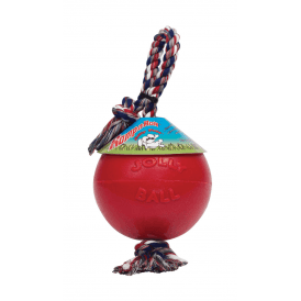 Horsemens Pride Jolly Pets Romp-N-Roll Jolly Ball 8" - Red