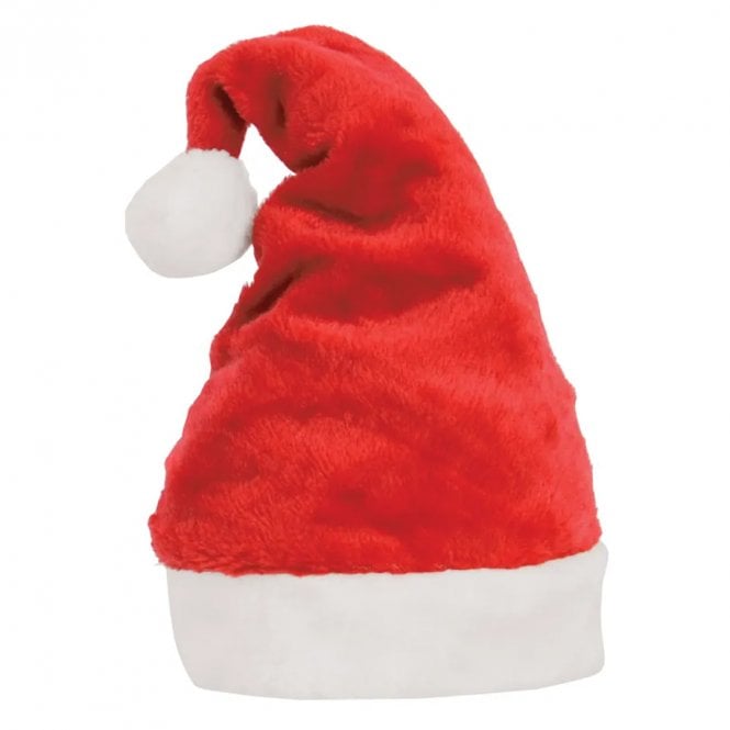 HY Equestrian  Christmas Santa Helmet Hat - Red/White