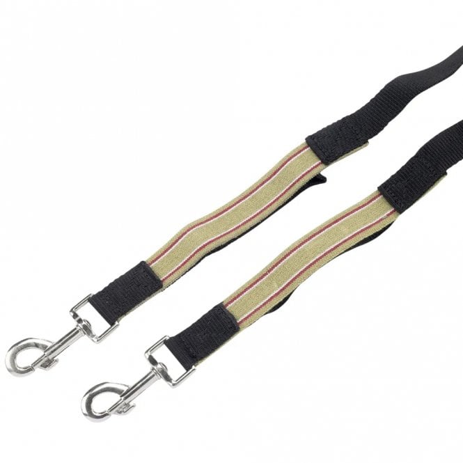 HY Equestrian  Elasticated Side Reins - Black
