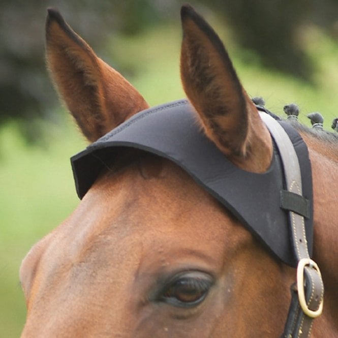 HY Equestrian  Poll Guard - Black - Cob/Full