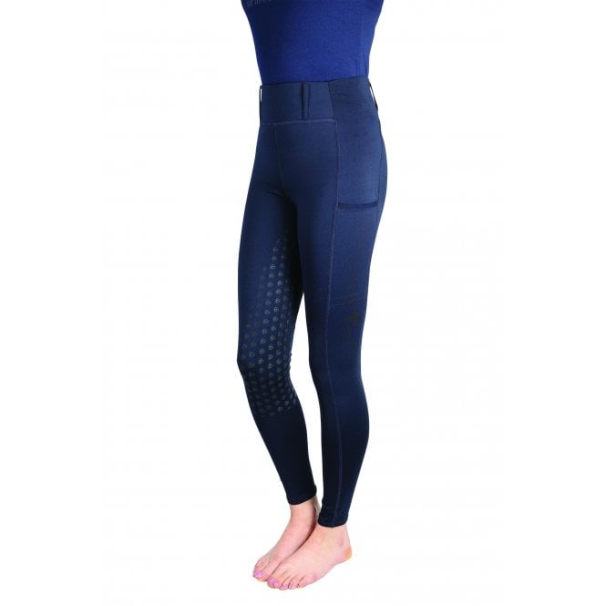 HyCONIC  Childrens Soria Riding Tights - Navy Blue