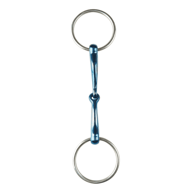 Korsteel JP  Blue Steel Jointed Loose Ring Snaffle Bit