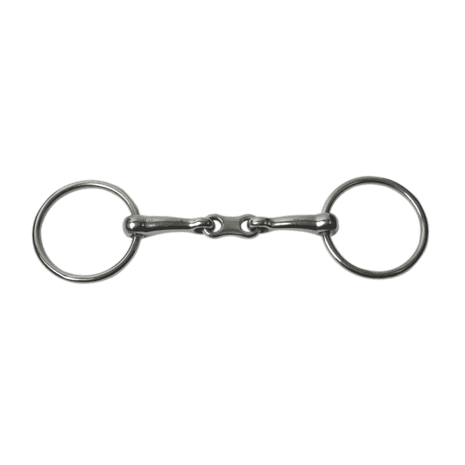 Korsteel JP  Stainless Steel French Link Loose Ring Snaffle Bit