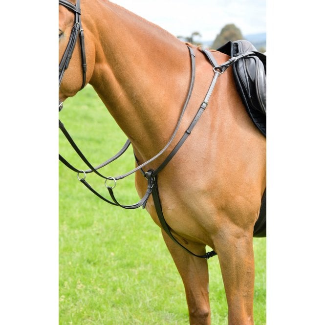 Kincade  Classic 3 Point Breastplate With Running Martingale