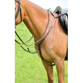 Kincade Classic 3 Point Breastplate With Running Martingale