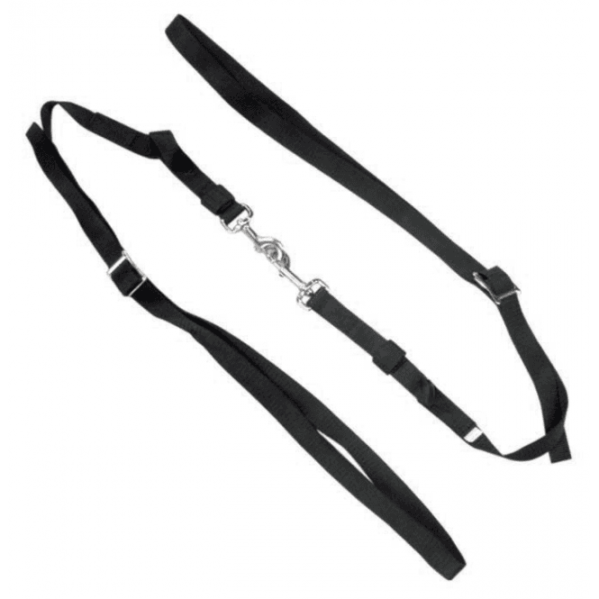Kincade  Elastic Nylon Side Reins - Black