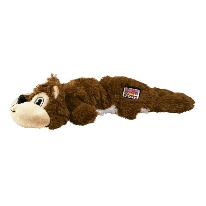 KONG  Scrunch Knots Squirrel Dog Toy