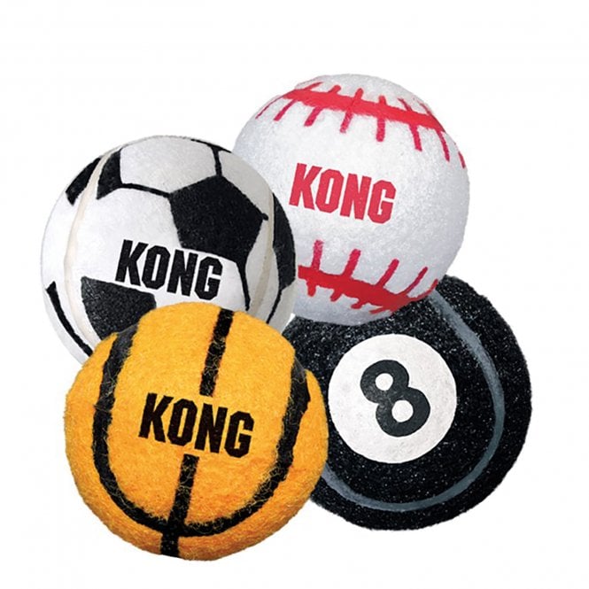 KONG  Sport Ball Assorted Styles Medium x 3 Pack