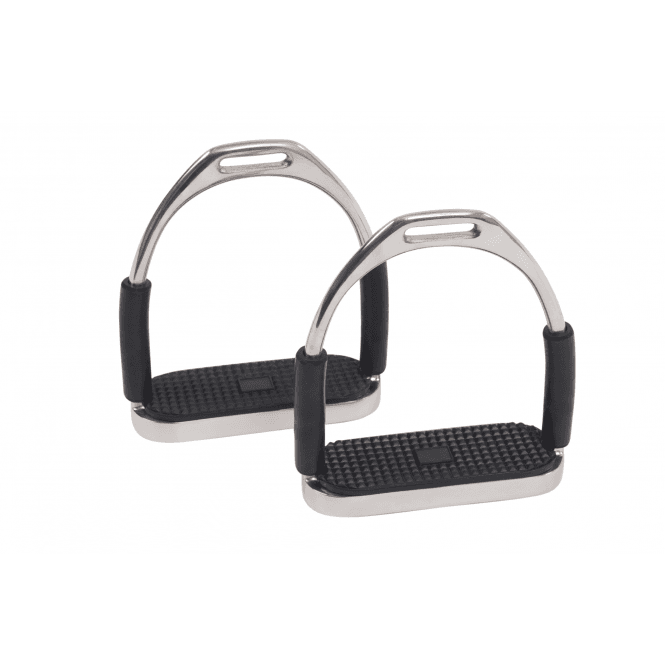 Korsteel  Flexible Fillis Stirrup Irons - Black/Black