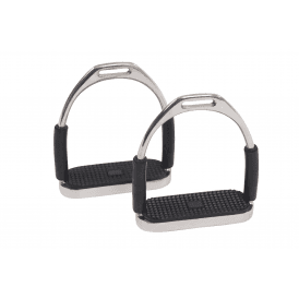 Korsteel Flexible Fillis Stirrup Irons - Black/Black