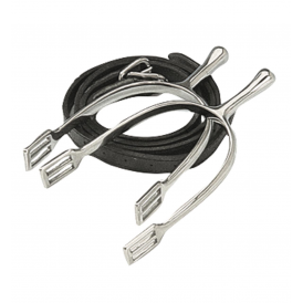 Korsteel Long Neck Dressage Spurs With Straps Ladies 40mm