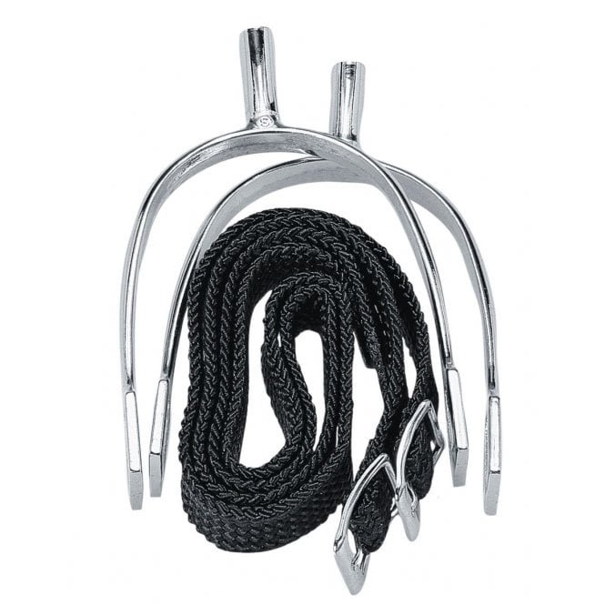 Korsteel  POW Never Rust Spurs With Straps - Childs 20mm