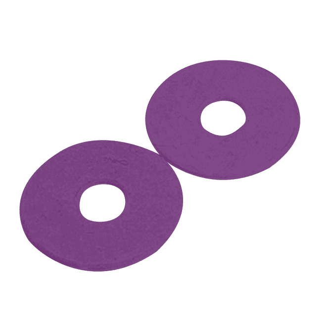 Korsteel  Rubber Bit Guards (Pair) - Purple
