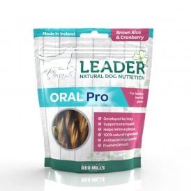 Leader Oral Pro Dental Sticks – Brown Rice & Cranberry Flavour