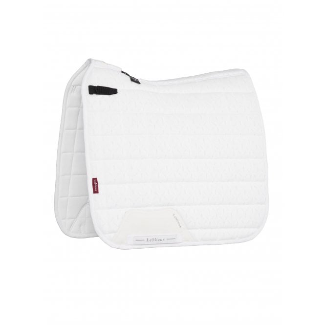 LeMieux  3D Mesh Self-Cool Dressage Square Saddlepad - White