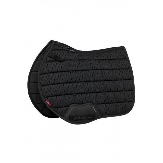 LeMieux  3D Mesh Self-Cool Eurojump Square Saddlepad - Black