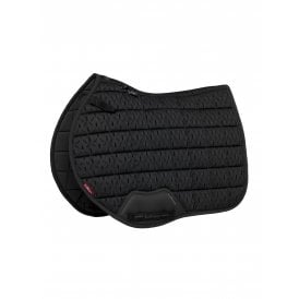LeMieux 3D Mesh Self-Cool Eurojump Square Saddlepad - Black