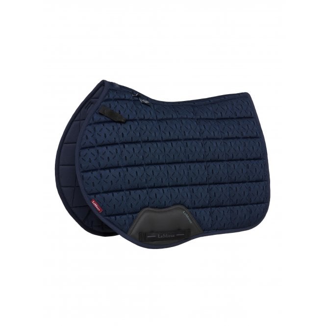 LeMieux  3D Mesh Self-Cool Eurojump Square Saddlepad - Navy Blue