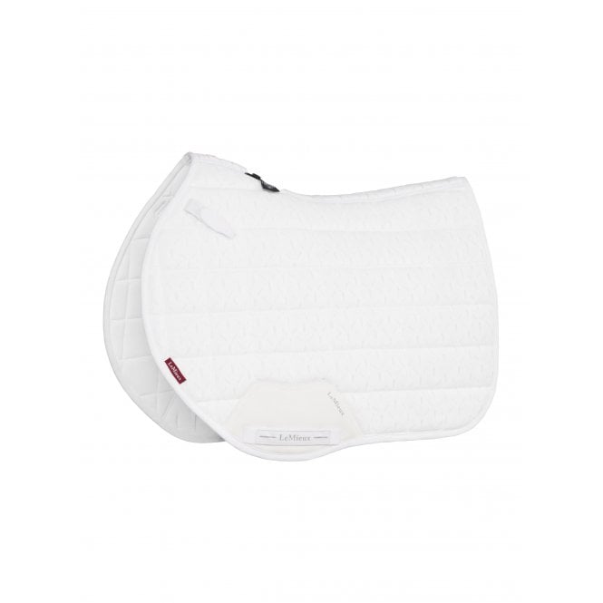 LeMieux  3D Mesh Self-Cool Eurojump Square Saddlepad - White