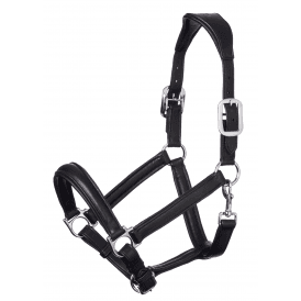 LeMieux Anatomic Leather Headcollar - Black