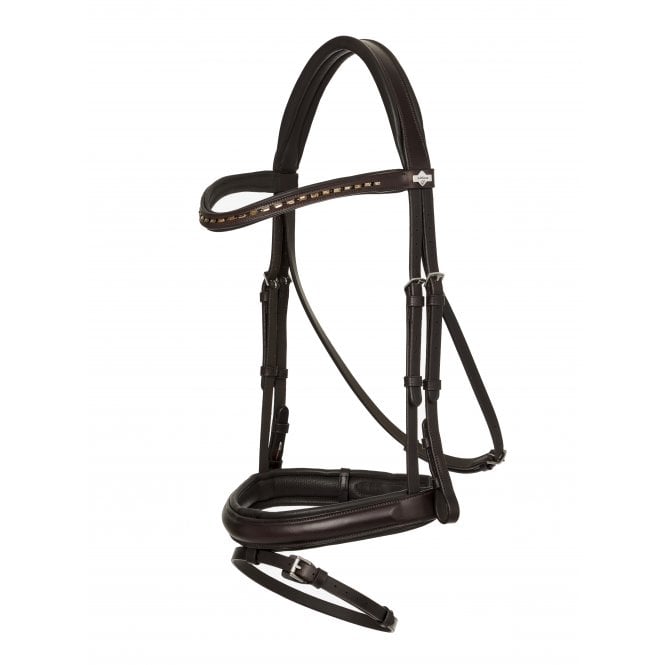 LeMieux  Arika Dressage Bridle - Brown/Silver
