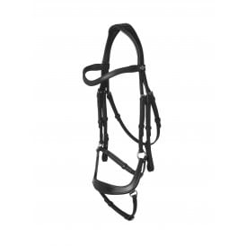 LeMieux Arika Drop Anatomical Bridle - Black/Silver