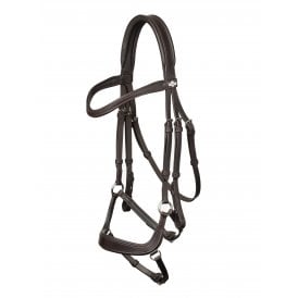 LeMieux Arika Drop Bridle - Brown/Silver