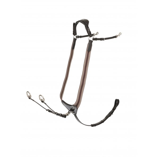 LeMieux  Arika Elasticated Breastplate - Havana/Silver