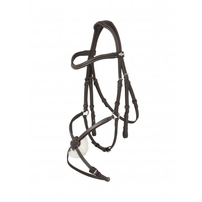 LeMieux  Arika Grackle Anatomical Bridle - Brown/Silver