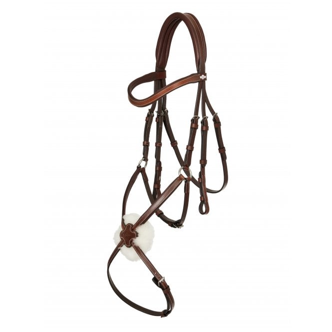 LeMieux  Arika Grackle Bridle - Havana/Silver