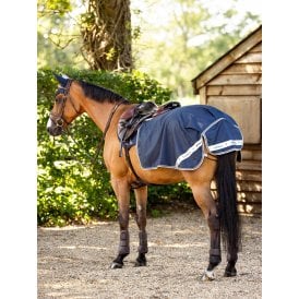 LeMieux Arika Waterproof Quarter Sheet - Navy Blue