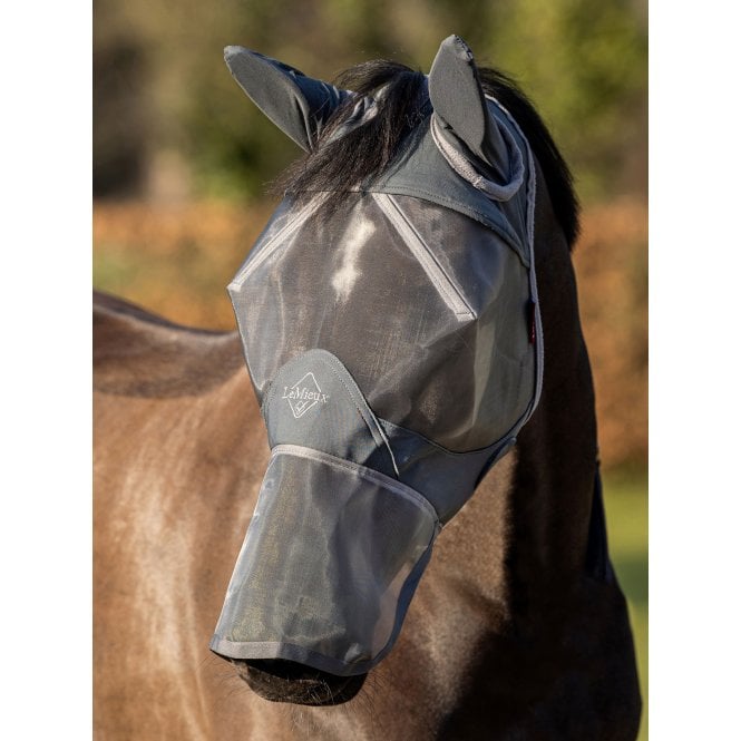 LeMieux  Armour Shield Pro Full Fly Mask - Grey