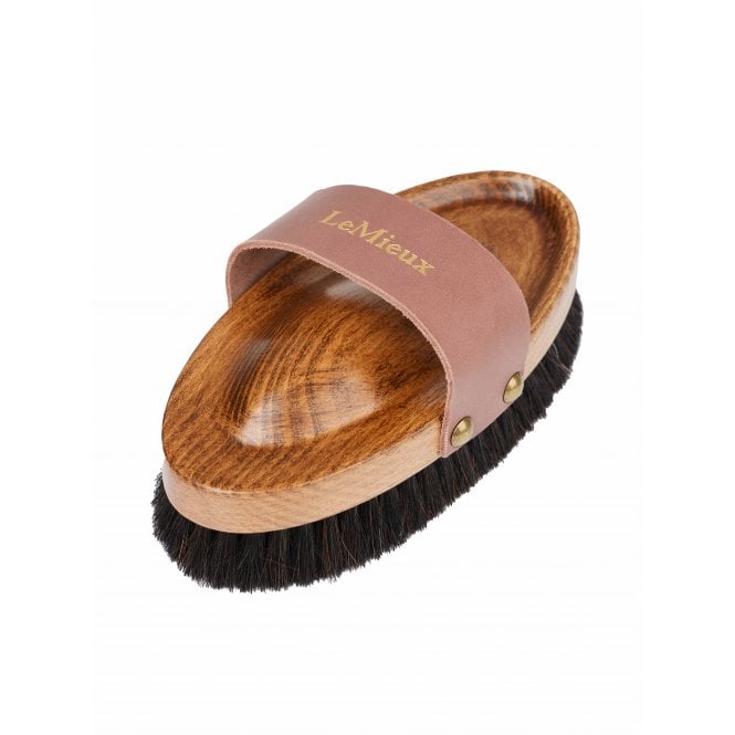LeMieux  Artisan Lambswool Body Brush - Brown
