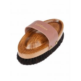 LeMieux Artisan Lambswool Body Brush - Brown
